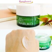 Mặt Nạ Ngủ Naruko Tea Tree Shine Control & Blemish Clear Night Gelly 80g Chiết Xuất Tràm Trà Chăm Sóc Da Mụn-honghoavt