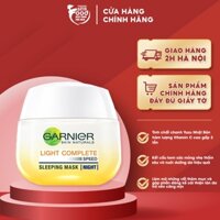 Mặt Nạ Ngủ Tinh Chất Sữa Chua Dưỡng Trắng Da Garnier Light Complete Yoghurt Sleeping Mask 50ml