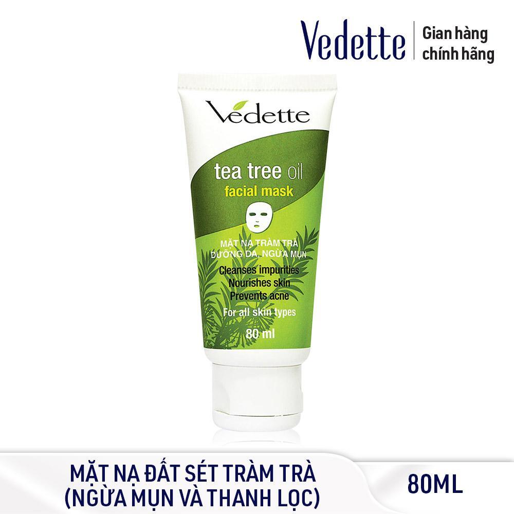 Mặt nạ ngừa mụn tràm trà cho da nhờn Tea tree oil facial mask