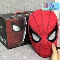 Mặt nạ người nhện có thể di chuyển + Vòng điều khiển từ xa mắt điện hoàn toàn tự động Mặt nạ điều khiển vòng nhấp nháy USB sạc mũ bảo hiểm mặt nạ đồ chơi