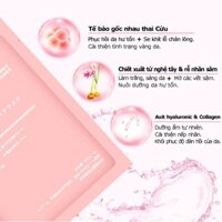 Mặt Nạ Nhau Thai Cừu Rwine Beauty công nghệ Nhật Bản - Hộp 50 Miếng loại 40ml