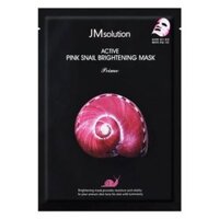 Mặt Nạ Ốc Sên Hồng Dưỡng Sáng Da JM Solution Active Pink Snail Brightening Mask Prime