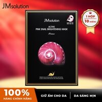 Mặt Nạ Ốc Sên Hồng Dưỡng Trắng JMsolution Active Pink Snail Brightening Mask Prime 30ml _ K-Beauty Premium