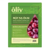 Măt Nạ Ôliv Nuôi Dưỡng Trắng Da - Dầu Ôliu & Chiết Xuất Hạt Nho - 20Gr