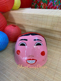 Mặt nạ ông địa truyền thống trang trí trung thu