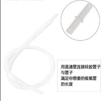 Mặt nạ ống oxy với mặt nạ oxy Oxygen kết nối silicon kết nối oxy phụ kiện máy oxy
