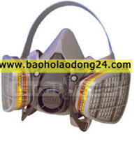 mặt nạ phòng độc 3m 2 phin lọc 3m - 6100, 6200.Kích cỡ: 1Mầu sắc: đen.Chất liệu: nhựa và màng poly, pin lọc hoạt tính.Dùng trong môi trường có hóa chất độc hại, phin lọc độc các chất độc hữu cơ, vô cơ dạng thông thường.
