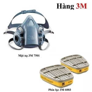 Mặt nạ phòng độc 3M 7501