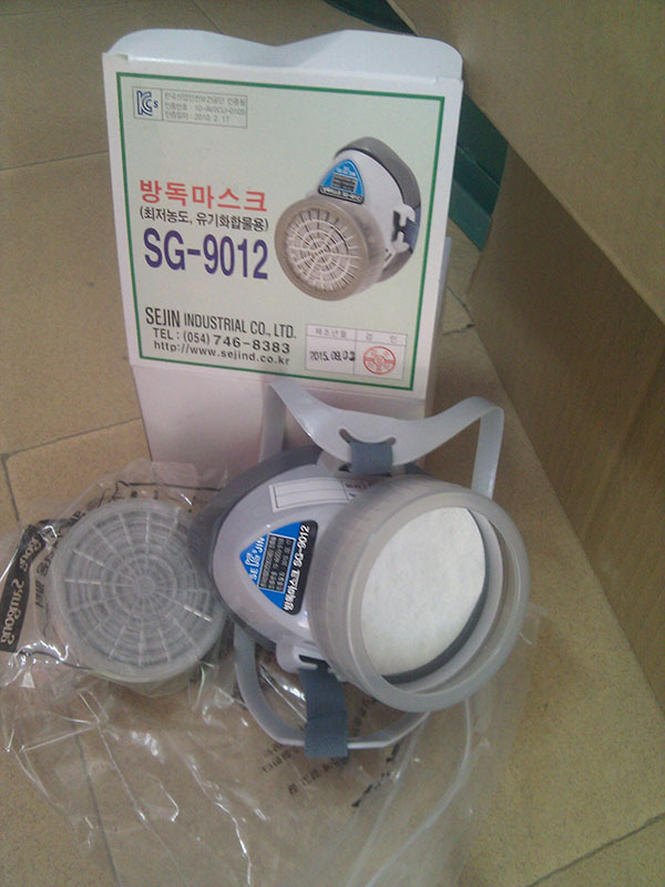 Mặt nạ phòng độc bụi và hóa chất Hàn Quốc SG9012