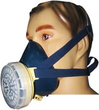 Mặt nạ phòng độc Nhật GM76DS kèm theo pin