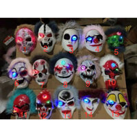 Mặt nạ quỷ halloween có đèn phát sáng, Mặt nạ hóa trang Halloween đêm trung thu