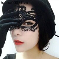 Mặt nạ ren Mặt nạ nữ Mặt nạ công chúa Người lớn Halloween Đen rỗng Mặt nạ hóa trang nửa mặt