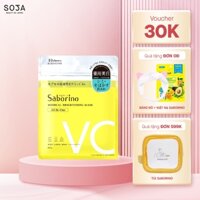 Mặt Nạ Saborino Làm Sáng Phục Hồi Và Dưỡng Ẩm Chuyên Sâu Medical Facial Sheet Mask Brightening 10 Miếng