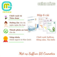 Mặt Nạ Saffron - Hồng Sâm - Rong Biển 3 Trong 1 Bs Cosmetics Hàn Quốc  Cao Cấp