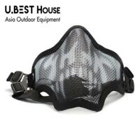 Mặt nạ sắt đầu lâu Ubesthouse (đen)