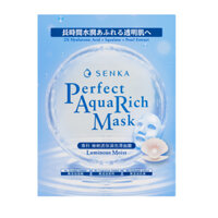 Mặt Nạ SENKA Perfect Aqua Rich Luminous Moist                                       21g