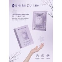 Mặt Nạ Sinh Học Collagen Vùng Cổ Shimizu - Hộp 5 miếng