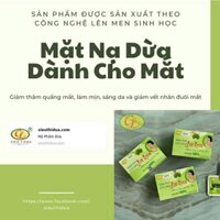 Mặt nạ sinh học từ nước dừa Cửu Long dành cho mắt - Hộp 20 cặp