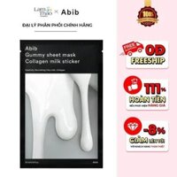 Mặt Nạ Sữa Abib Gummy Sheet Mask Collagen Milk Sticker