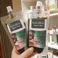 mặt nạ tảo xoắn spirulina sủi bọt thải độc