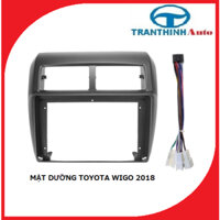 Mặt nạ tap-lo lắp màn hình android cho xe Toyota Wigo 2018.Mặt dưỡng màn hình dvd android 9'' xe oto