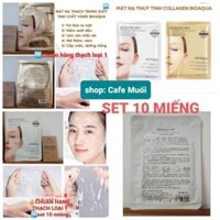 MẶT NẠ THẠCH COLLAGEN  SÁNG DA CẤP ẨM  Collagen Bioaqua Beautecret Peptide Skin Secret Collagen Lady Fac(SET 10 MIẾNG)
