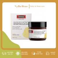 Mặt nạ thải độc đất sét Swisse Clay Mask Manuka Honey 70g - Hàng Úc đủ bill - VyBo Store