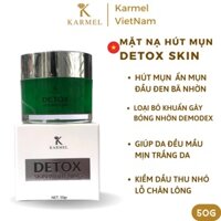 Mặt Nạ Thải Độc hút mụn Trắng da, Loại Bỏ vi Khuẩn có hại, Thu nhỏ lỗ chân lông 50g -Detox Skin Whitening Karmel(Kamel)
