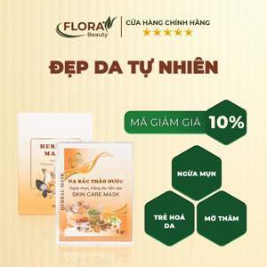 Mặt nạ thảo dược điều trị mụn Flora Beauty