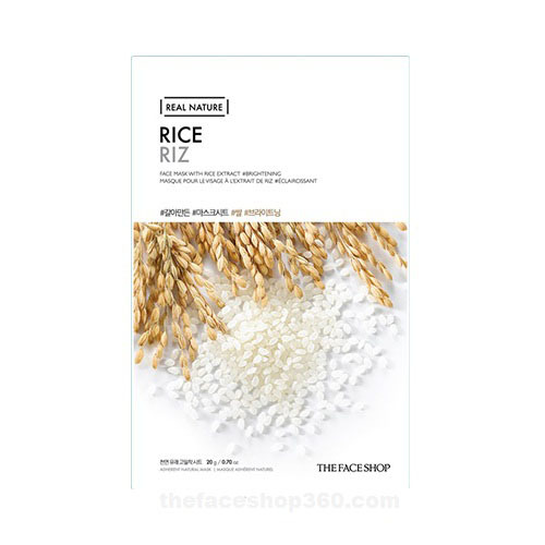 Mặt nạ The Face Shop Real Nature Mask Rice