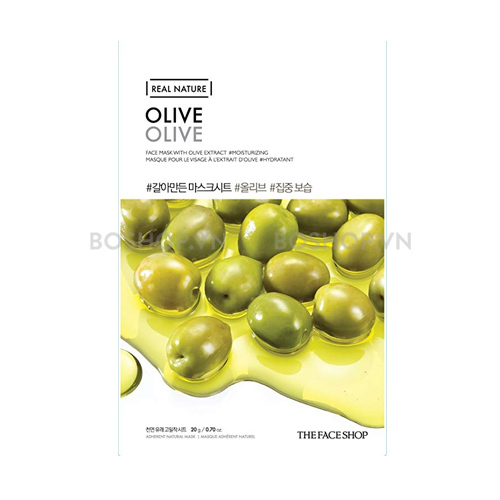 Mặt nạ The Face Shop Real Nature Mask Olive