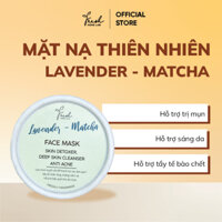 Mặt nạ thiên nhiên trà xanh giảm mụn, sáng da Lavender - Matcha Fresh Home Lab (Hộp 45g/ 90g)