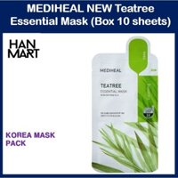 Mặt nạ thiết yếu cNEW Teatree (Hộp 10 tờ / Gói mặt nạ Hàn Quốc)