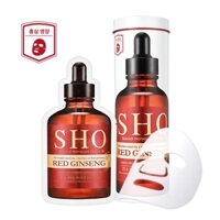 Mặt nạ tinh chất hồng sâm chống lão hóa SHO AGING RED GINSENG AMPOULE MASK