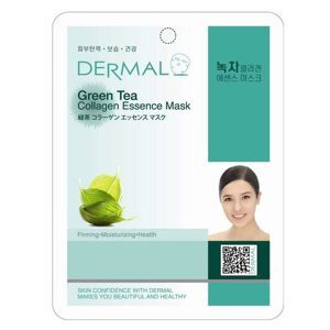 Mặt nạ trà xanh Dermal Green Tea Collagen Essence Mask