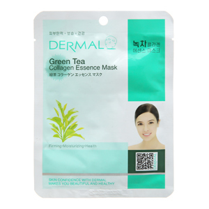 Mặt nạ trà xanh Dermal Green Tea Collagen Essence Mask