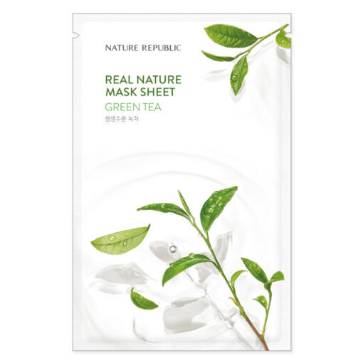 Mặt nạ trà xanh Nature Republic Real Nature Green Tea Mask Sheet 23ml