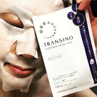 Mặt nạ Transino Whitening Facial Mask xách tay Nhật (có sẵn) 🌱🌱🌱Cùng khám phá ưu điểm của mặt nạ Transino nhé ☘