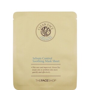 Mặt nạ trị mụn Clean Face Sebum Control Soothing Mask Sheet