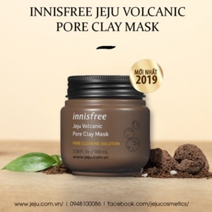 Mặt nạ tro núi lửa Jeju Volcanic Pore Clay Mask Innisfree 100ml