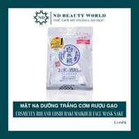 Mặt nạ ủ cơm rượu gạo Loshi HAKUMAIKOUJI SAKE 170g-Phục hồi da , trắng sáng.