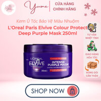Mặt Nạ Ủ Tóc Bảo Vệ Màu Nhuộm L'Oreal Paris Elvive Colour Protect Deep Purple Mask