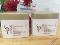 MẶT NẠ Ủ TÓC CAO CẤP SP LUXE OIL KERATIN RESTORE MASK CHỮA TRỊ TÓC HƯ WELLA ĐỨC 400ML.
