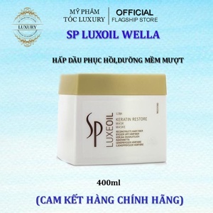 Mặt nạ ủ tóc chữa trị tóc hư SP Wella Luxe Oil Keratin Restore Mask 400ml