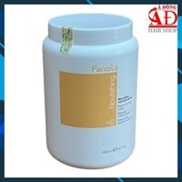 Mặt nạ ủ tóc Dầu hấp Fanola Nutricare Restructuring Mask mùi kẹo sữa siêu mềm mượt, phục hồi tóc khô hư tổn Ý 1500ml