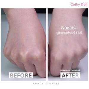 Mặt nạ ủ trắng da tức thì Cathy Doll Ready 2 White Milky White Cream Pack 100ml