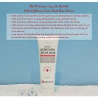 Mặt Nạ Ủ Trắng Histolab Lightening Cream Mask Dưỡng Trắng Sáng Da Dạng Kem Sinh Học 250g giúp da trắng sáng ,mịn màng