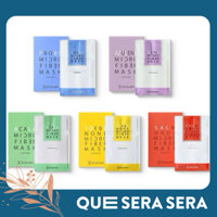 Mặt nạ vải vi sợi be Balance 3 bước dưỡng da mix màu