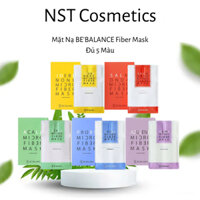 Mặt Nạ Vải Vi Sợi Be'Balance MICRO FIBER MASK 3in1 giúp Làm Đẹp Da 10 Miếng/Hộp Chính Hãng