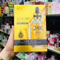 MẶT NẠ VÀ..NG 24k LUXURY GOLDEN MASK - TÁI TẠO DA , CĂNG MỊN TƯƠI SÁNG, CHỐNG LÃO HÓA HỘP 10 Miếng